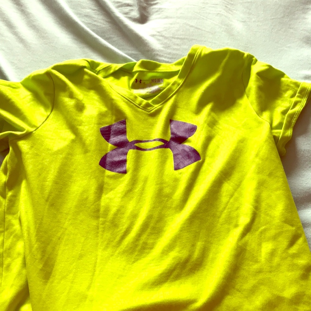 Lime Green Under Armour T-Shirt
